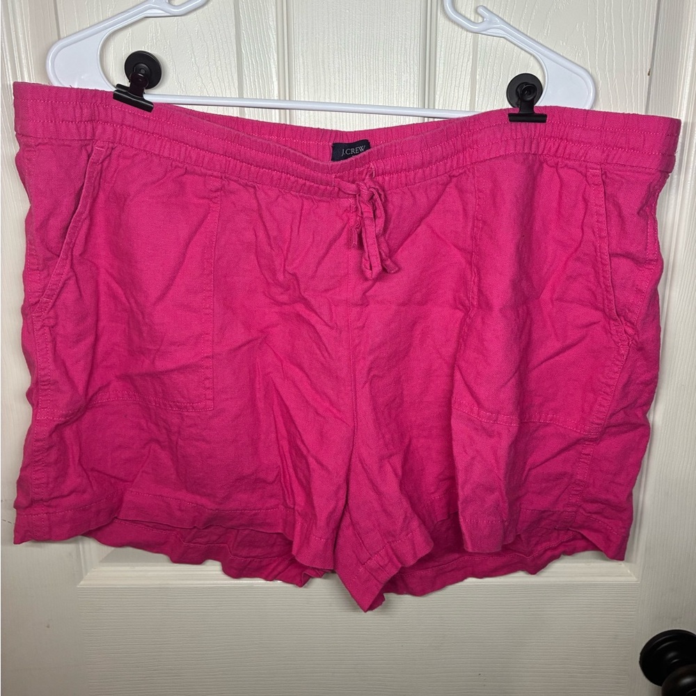J. Crew Vibrant Pink Women's Cargo Shorts
